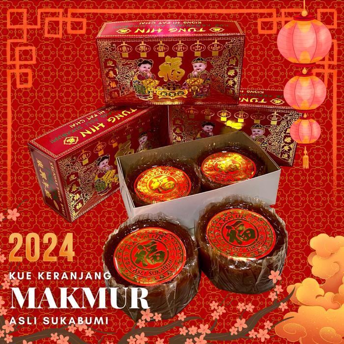 Kue Keranjang Makmur Asli Sukabumi Tiam Phan Nian Gao Imlek BOX