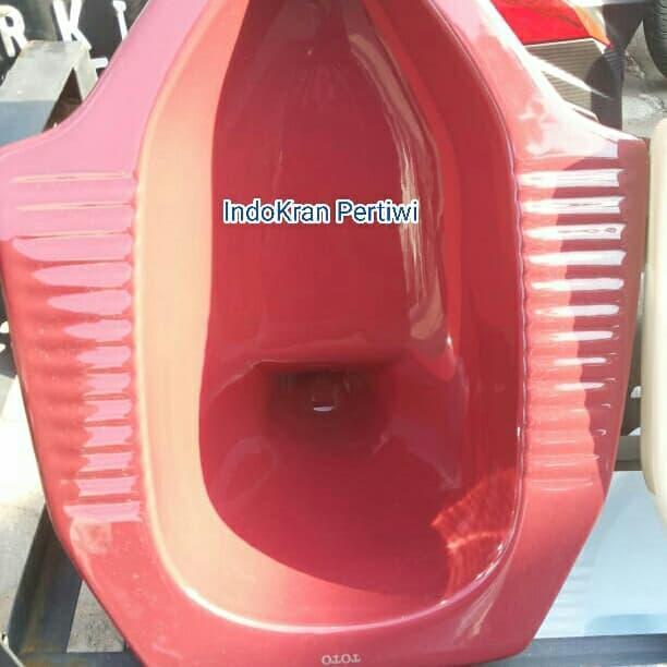 Closet Jongkok Toto Ce7 Merah Maroon - Kloset Jongkok Toto(Ojek Online