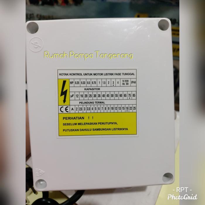 Control Box Pompa Air Submersible 3Hp 1Phase 220 Volt