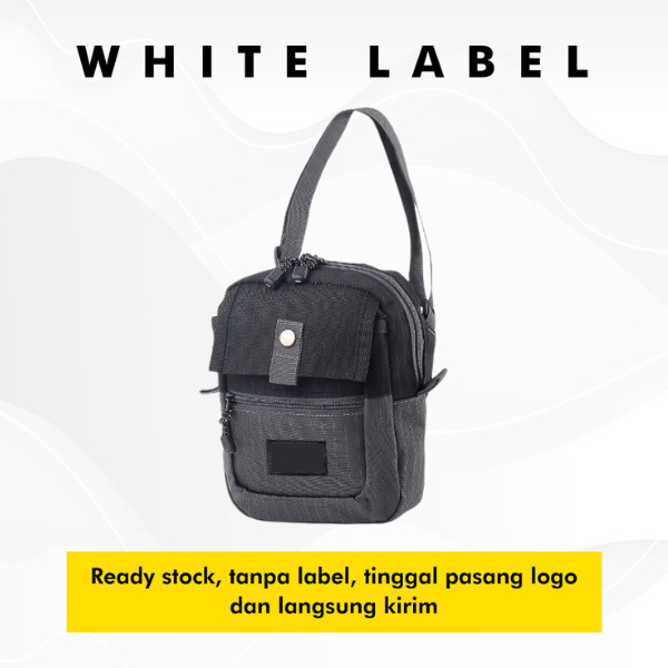 Trendy Tas Sling Bag Pria White Label