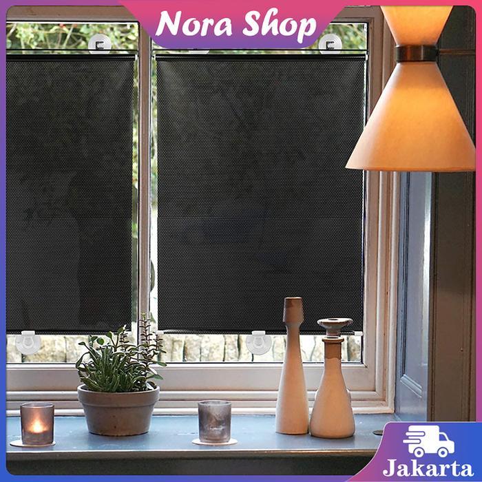 SUN SHIELD ROLL SUN SHIELD JENDELA RUMAH TIRAI PELINDUNG PANAS TIRAI KACA MOBIL ANTI PANAS TIRAI