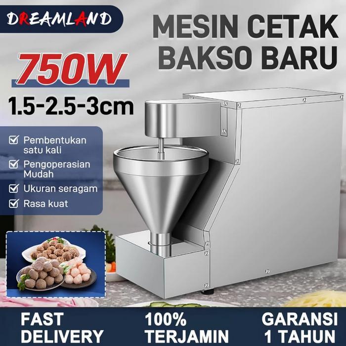 Mesin Cetak Bakso Mini Ready Mesin Bakso - 280 Bakso/Menit