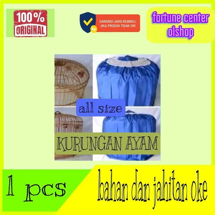 kelambu ayam polos krodong kurungan ayam bulat