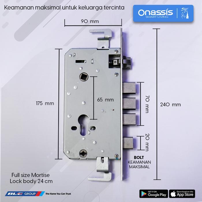 Onassis Smart Lock X5 Pro Camera Built In