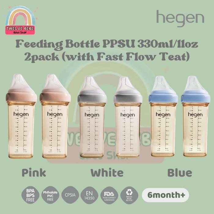 Promo Hegen Feeding Bottle Isi 2Pcs 150Ml 240Ml 330Ml / Botol Susu Bayi Baby Newborn Terjamin