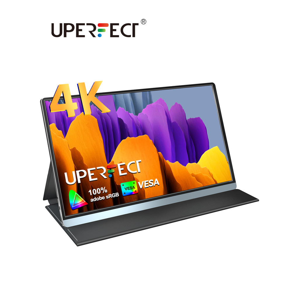 Uperfect Uplays C10 Portable Monitor 15.6" 4K Uhd I Second Screen For Laptop Pc Mac Lg Phone Usb C