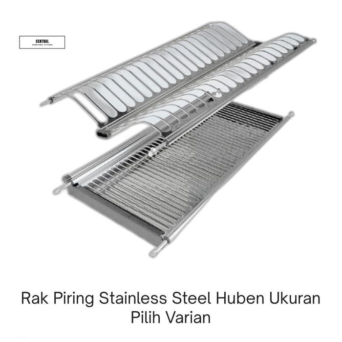 Rak Piring Stainless Steel Rak Piring Gantung - HUBEN (Ukuran Varian)