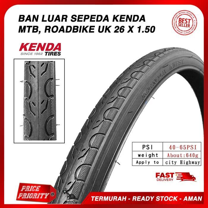 Stok Baru Ban Luar Sepeda 26 x 1.50 Kenda KWEST Ban Luar 26 x 150 MTB Roadbike