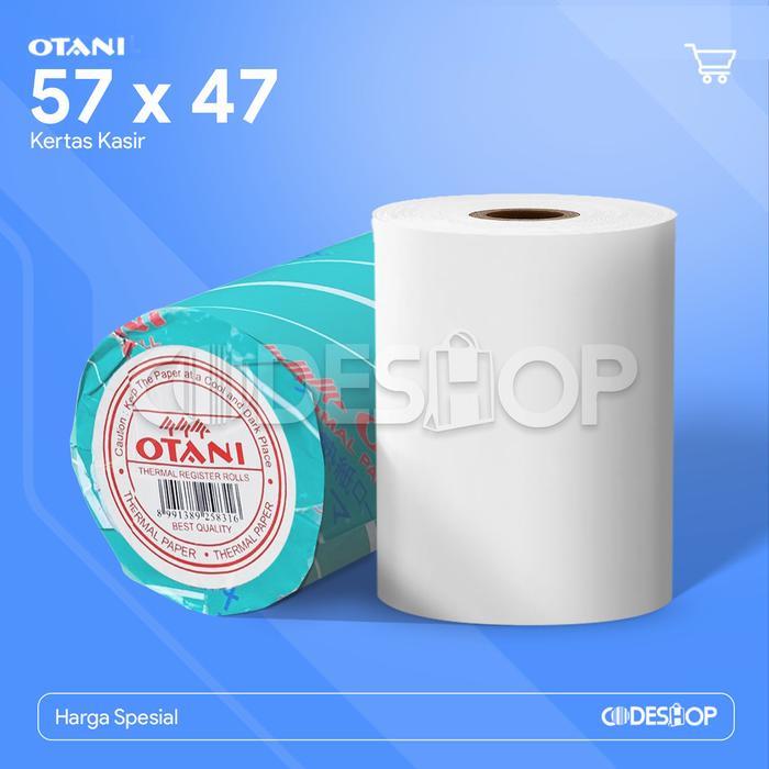 KERTAS PRINTER BLUETOOTH THERMAL 58X50 - 58X48 58 x 48 OTANI HITAM