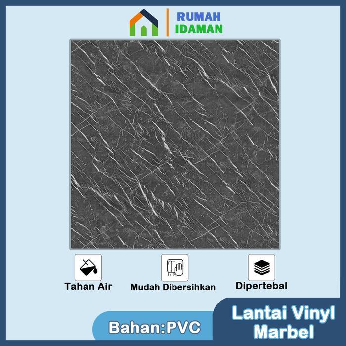 Rumah Idaman Vinyl Lantai Marbel (30 x 30 cm)(45 x 45 cm) / Vinyl Sticker Lantai Marmer Granit /