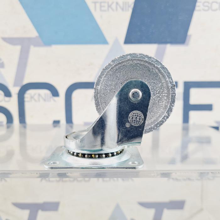 Promo RODA 2 INCH HIDUP BESI ETALASE - TROLI - GEROBAK