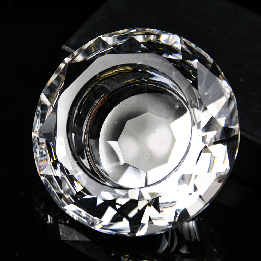 Tempat Lilin Kaca Kristal 70Mm Tahan Suhu Tinggi Lilin Perjamuan Pernikahan Pesta Makan Malam Kelas 