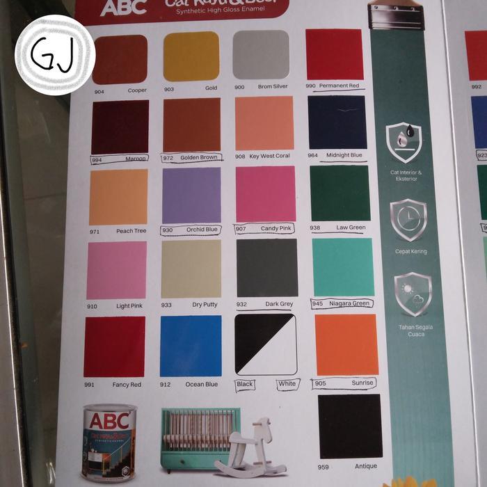 Cat Kayu Dan Besi Abc 0.8 L Cat Minyak Besi Kayu Interior Exterior Co