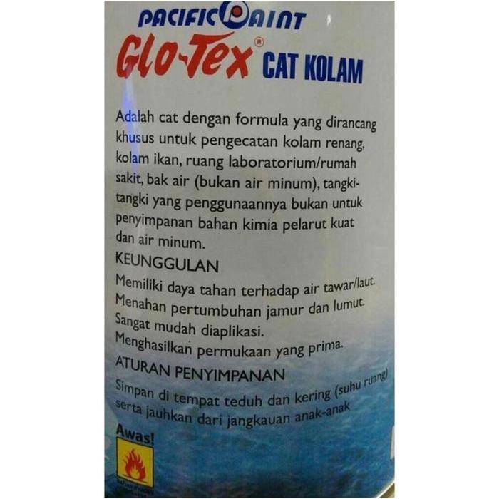 Glotex Cat Kolam Glotex Waterproofing Epoxy 1 Kg Cat Exopy Glote Cat Kolam Anti Bocor Tahan Air