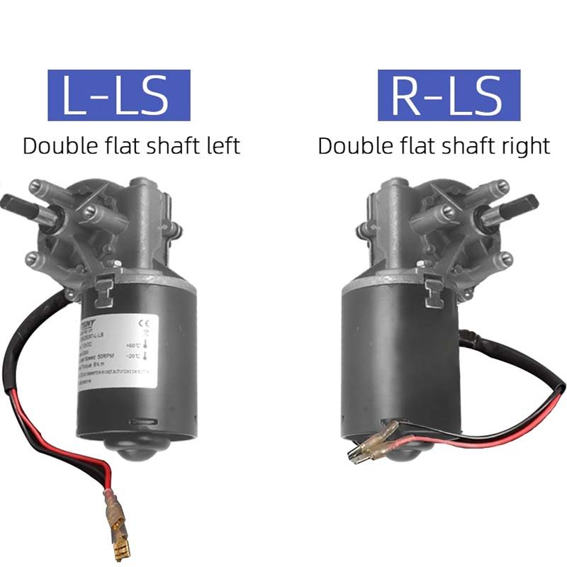 12V 24V DC High Torque Worm Gear Reducer Reversible Worm Gear Motor Permanent Magnet DC Motor