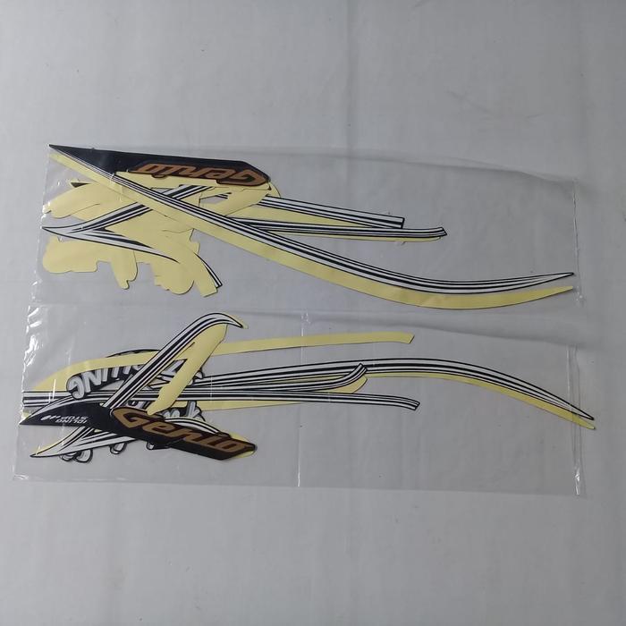 Striping Sticker Lis Body Motor Honda Genio 110 2022 Fabulous Hitam