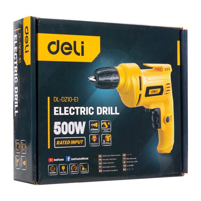 Deli Bor Elektrik Low Watt / Low Watt Electric Drill 370W 10mm EDL-DZ10-3E Gratis Ongkir