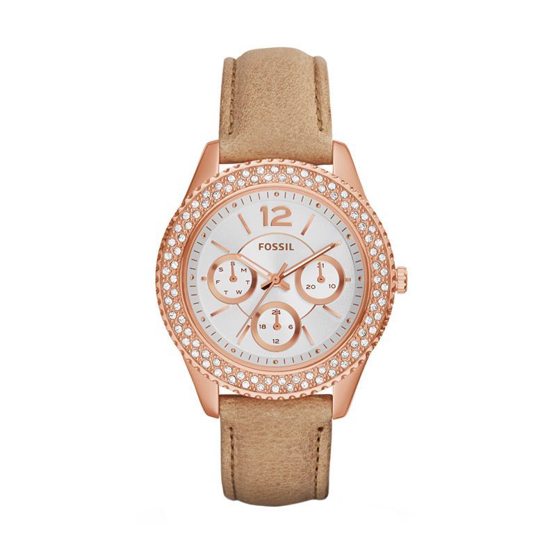 Fossil Stella ES3816 Rose Gold Jam Tangan Wanita