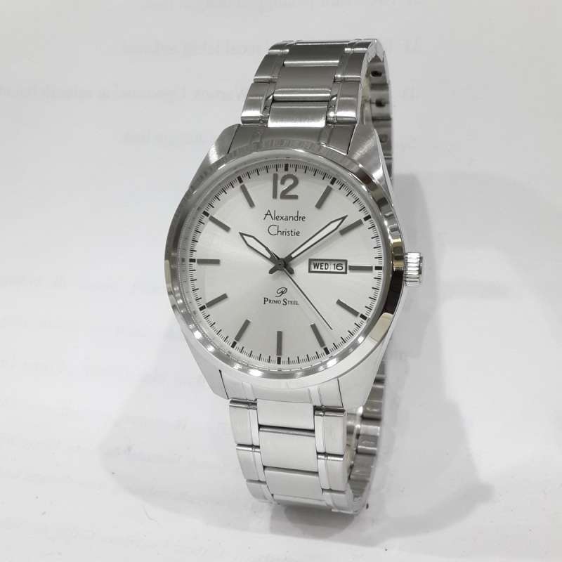 Alexandre Christie Primo 1012MEB Steel Jam Tangan Pria