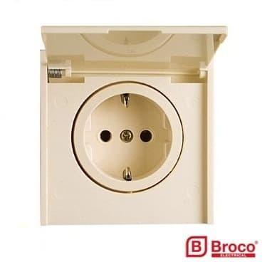 Stop Kontak Inbow Outdoor Broco Colokan listrik dengan Penutup tutup