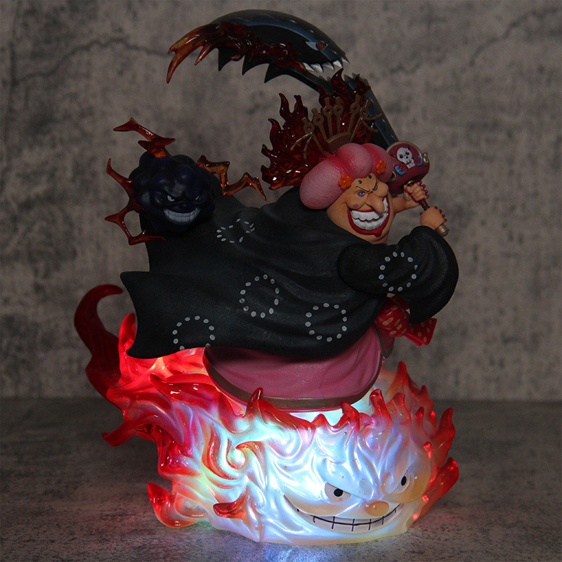 26cm One Piece Four Emperor Big Mom Charlotte Linlin Anime Figure Figures Models Gk Statue Models