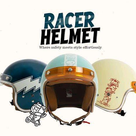 Helm Vespa Matic Classic Racer CRSL Original