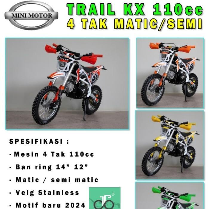 Medium Trail Mini Motor KX 110cc 4tak TERBARU