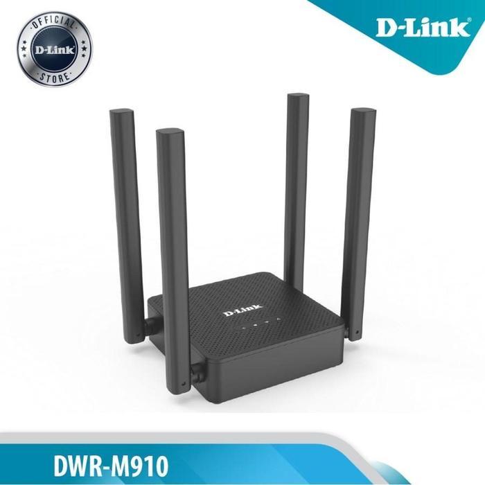 Terbaru Best Quality 100% Original D-Link Dwr-M910 Modem 4G Lte Router Wifi Unlock Semua Operator