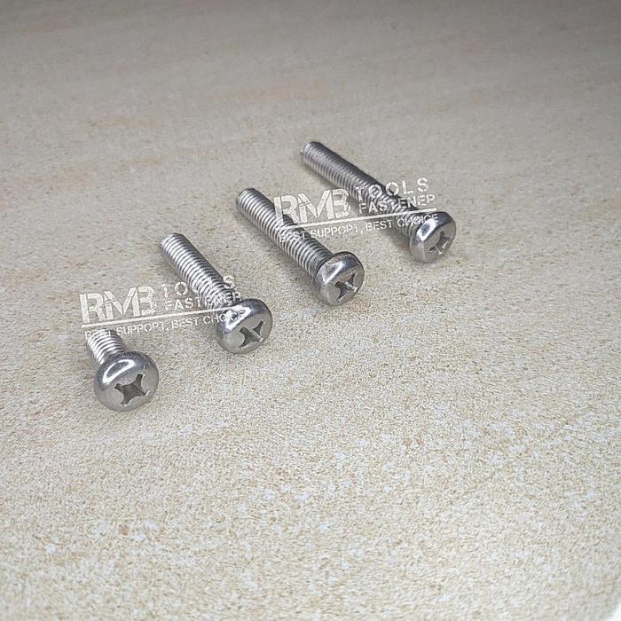 "New" Baut JP M2 x 10 Stainless Steel / Baut JP Stainless M2 x 10mm SUS 304