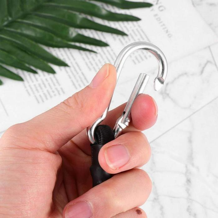 "New" Tali Karet Pengikat Tali Barang Motor 2/3 Meter Central Bungee Carabiner Tali Pengikat Elastis