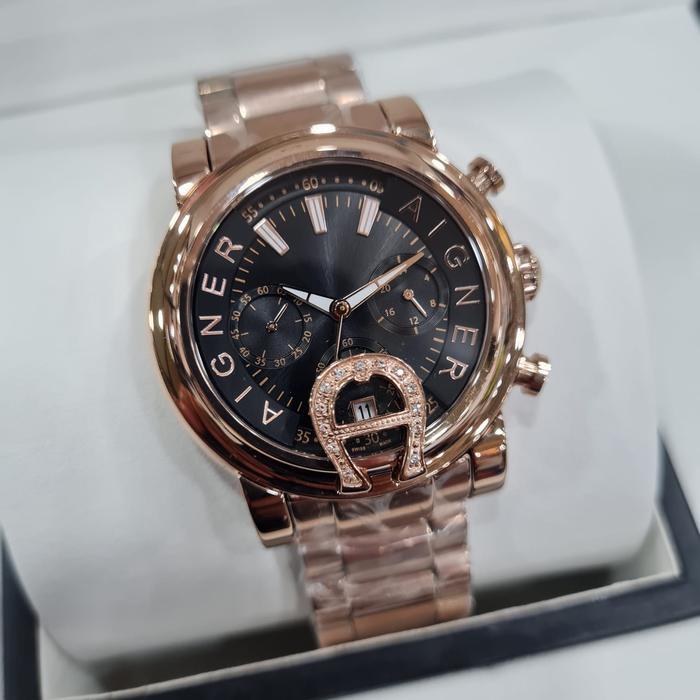Jam Tangan Wanita AIGNER BARI DONNA A37200 stainles Steell Rosegold