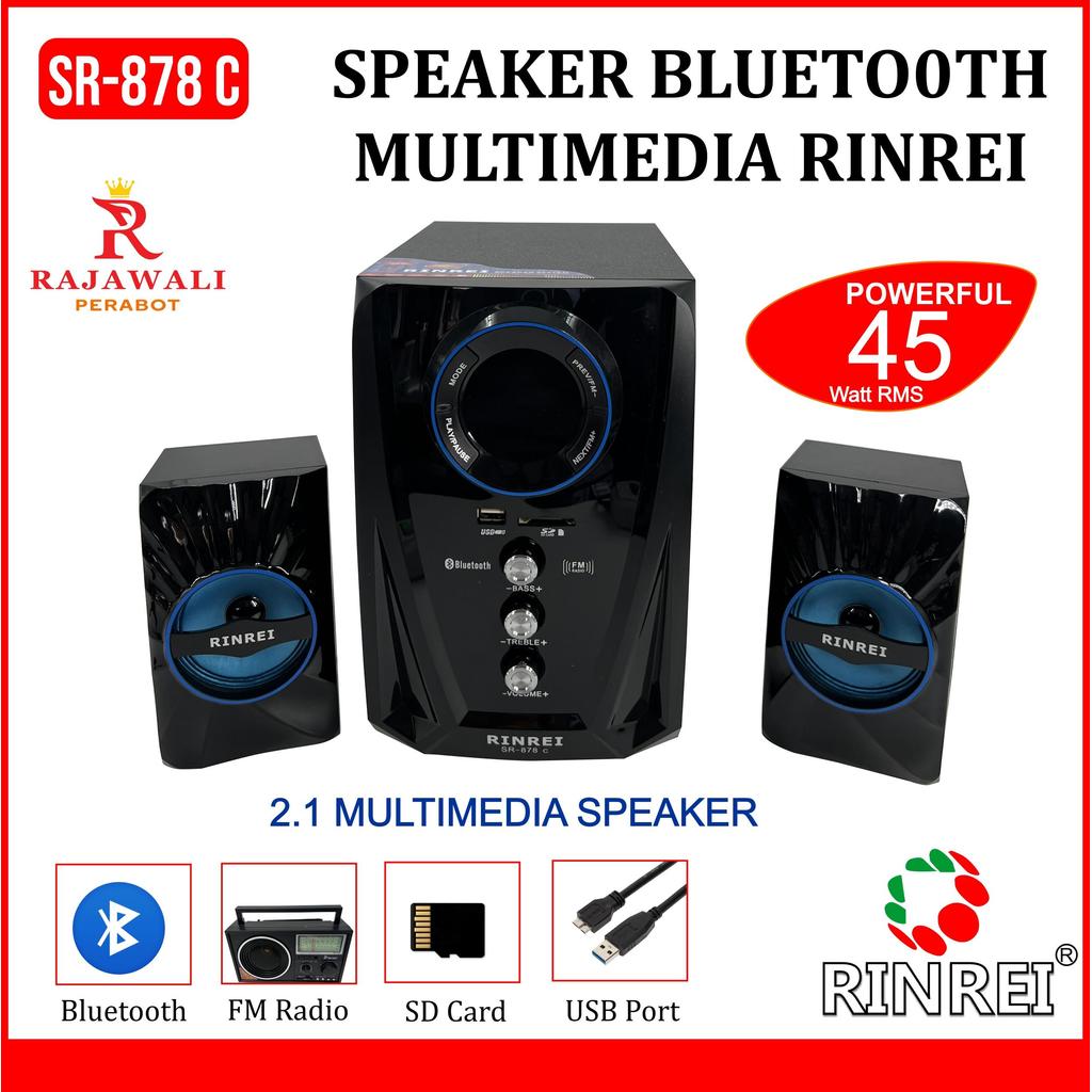 Speaker Bluetooth Musik Multimedia Rinrei SR-878 C