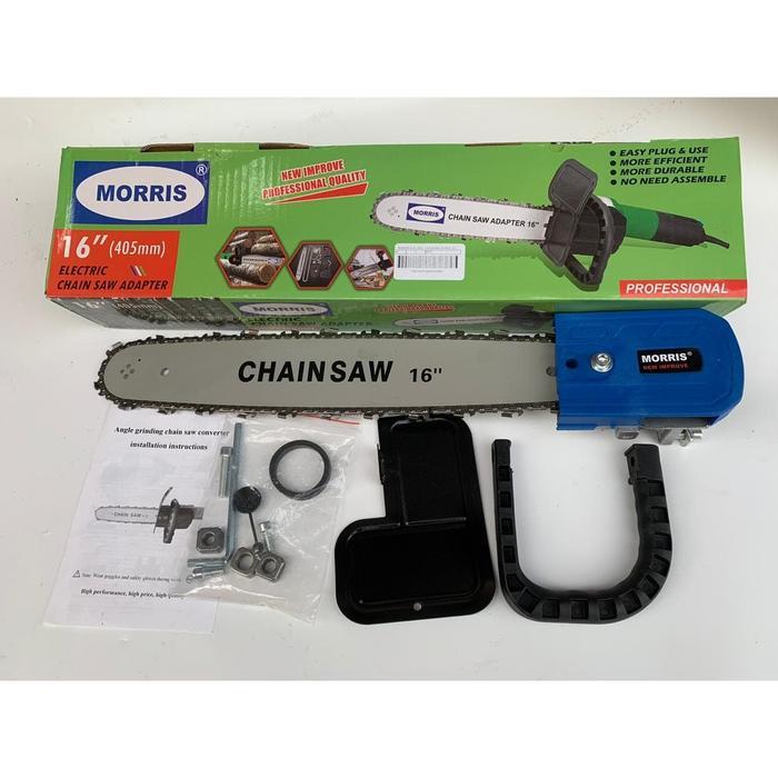 Orion Modern - Morris Konverter Chain Saw Chainsaw Potong Kayu Besar 16 In Gerinda