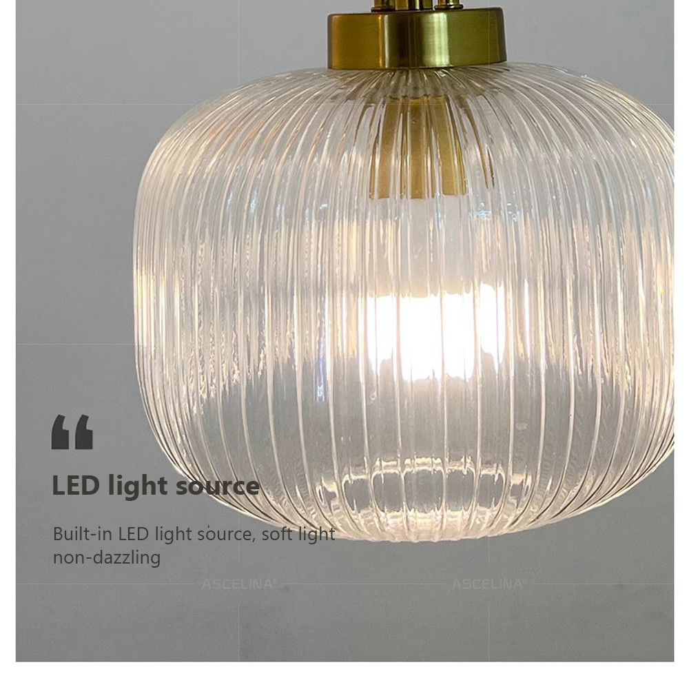 Glass Pendant Light Japanese pendant Lamp Design Deco Nordic Led Hanging Light Fixtures Bedroom