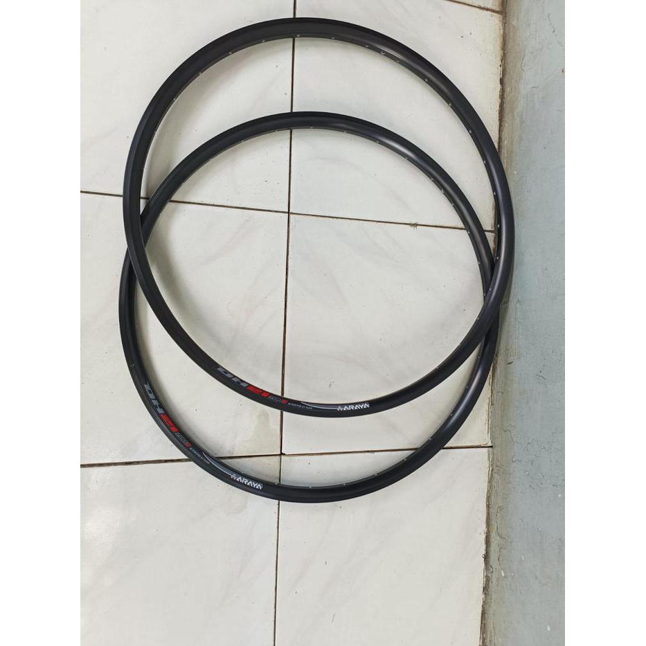 velk sepeda atau rims ukuran 29inc atau 622-21 atau 700x21 merk araya DH21 32H rims brake