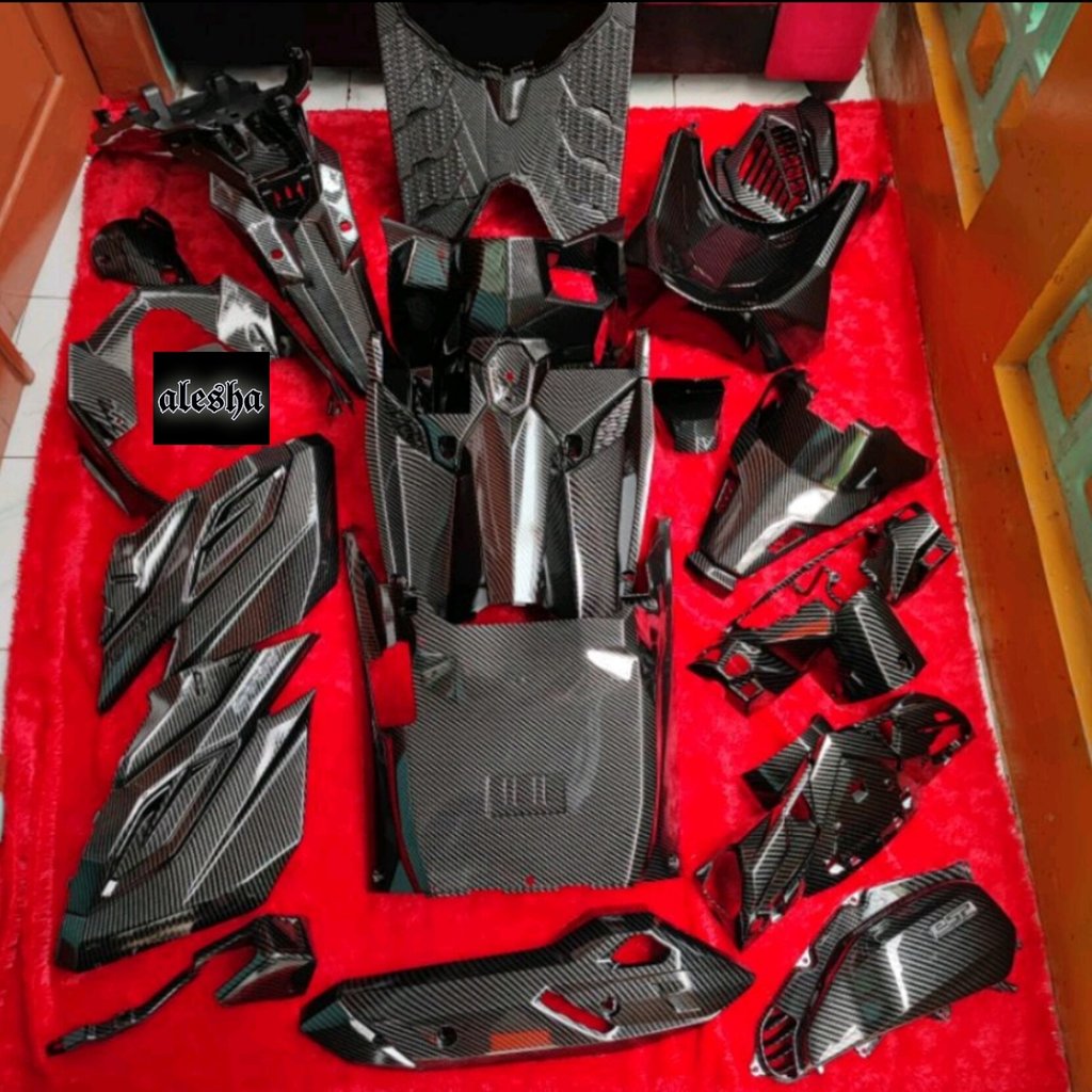 Full body kasar Vario 125 150 esp LED k59 lama old carbon karbon