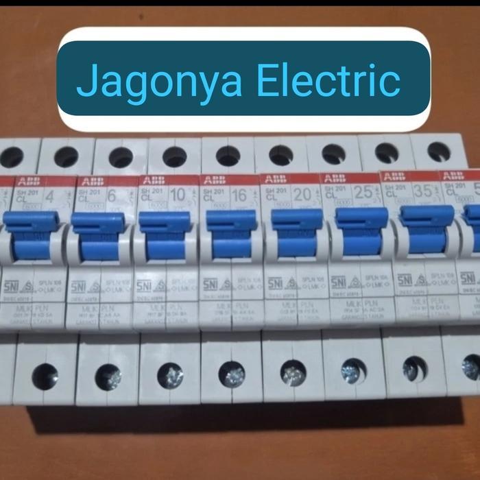 Schneider - Jagonya Electric Mcb Abb Original Sni Pln 100% 1Phase 2A-35A Saklar Otomatis Listrik