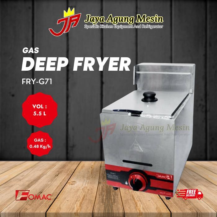Gas Deep Fryer / Penggorengan Gas Fomac FRY-G71