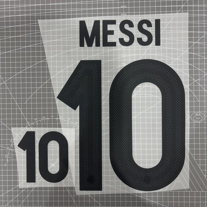 Nameset Hk Argentina Anniversary Home Messi