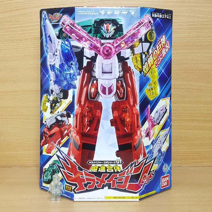 Ready MASHIN SENTAI KIRAMAGER Combine Robot #01 Mashin Gattai DX Kiramaizin Set 44th Super Sentai