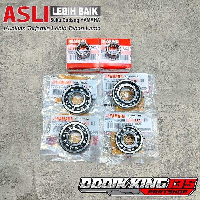 Laher Bearing Kruk As Rasio Mesin Set Rx King Rxk Rxs Rxr Yt115 6304 6205 6303 Iko Original Yamaha
