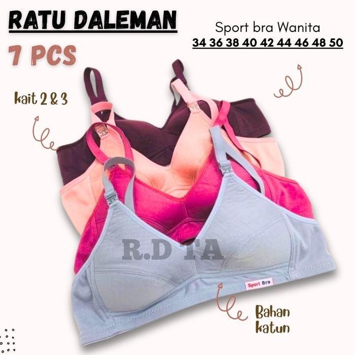 BH SPORT TERMURAH 6 pcs BRA TANPA BUSA SPORT MURAH ISI 6 BH TANPA KAWAT TERMURAH