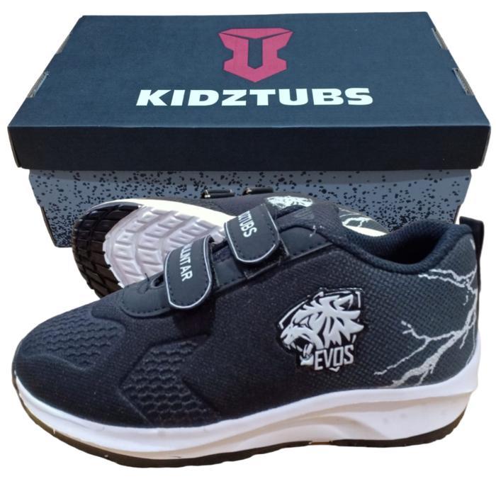 Ando Kids - Sepatu Sekolah Anak Laki Karakter Free Fire Mobile Lagends Evos Alterego Warna Hitam