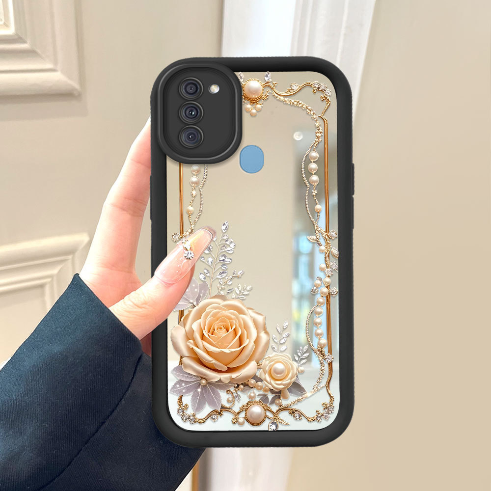 Casing Hp Untuk Compitable With Samsung Galaxy A11 M11 Phone Case Cesing Soft Cover Fashion Flower 1