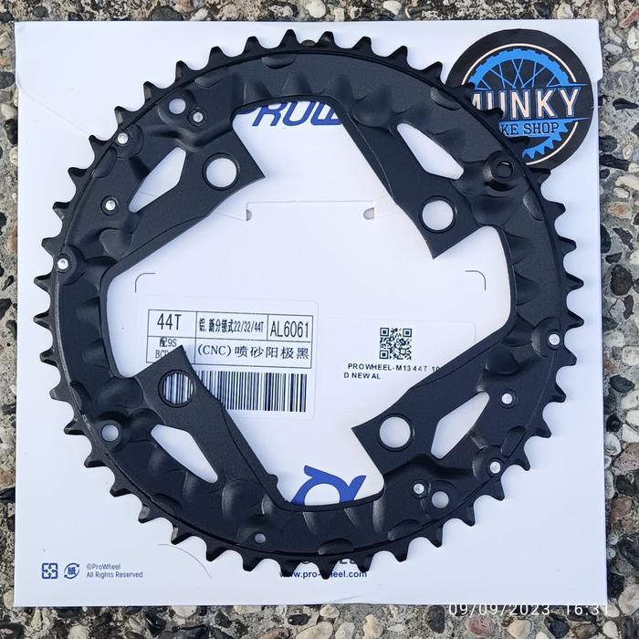 Chainring Prowheel 42T 44T BCD 104 BCD untuk double chainring sepeda