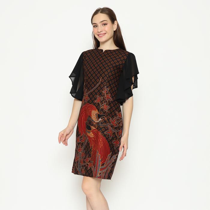 My Aksa Batik Wanita Dress Furing Varsha Vernon