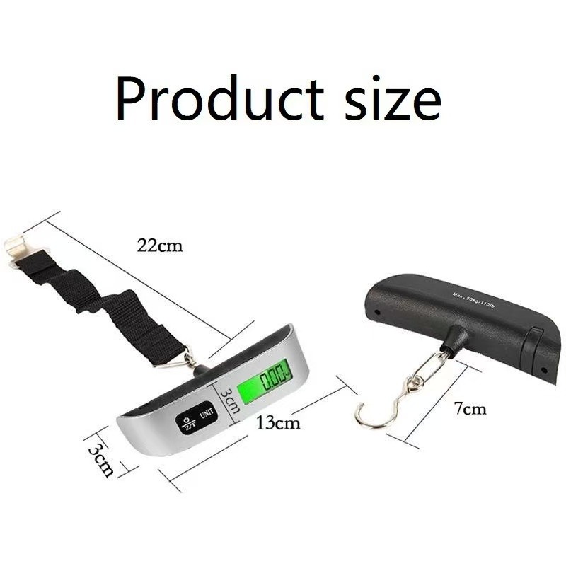 Portable Portable Electronic Scale Household Electronic Scale Kilogram Weighing Scale Spring Luggage