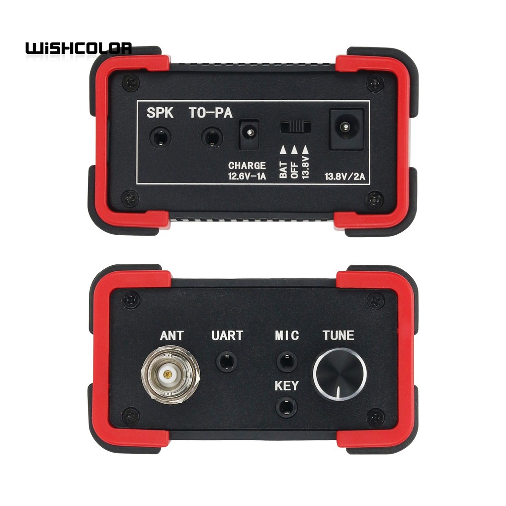 Hamgeek Usdr+ 5W Qrp Hf 8-Band Sdr Transceiver Ft8 Usb Lsb Hf Transceiver Without Microphone