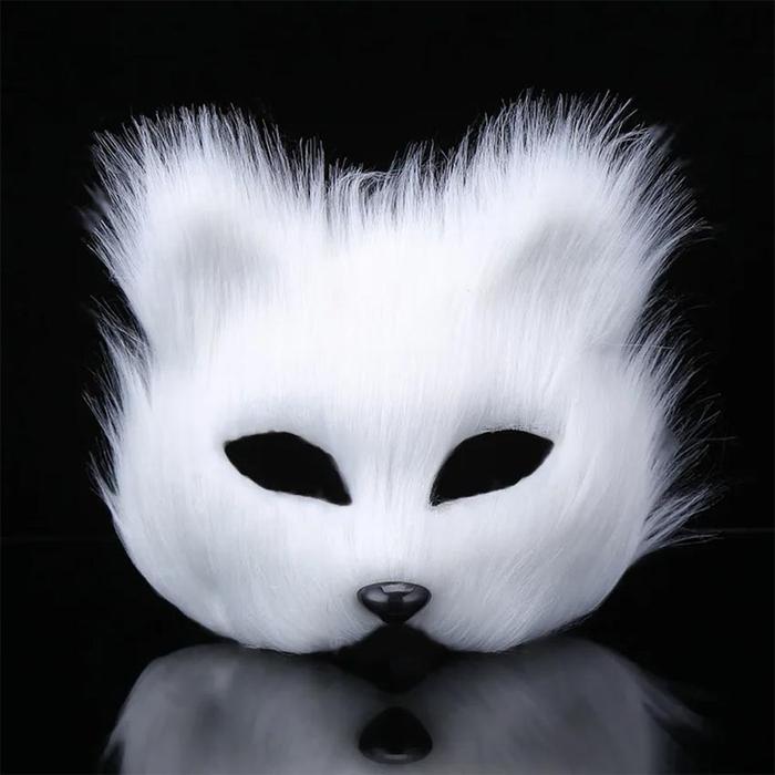 Topeng Anime Cosplay Bulu Kitsune Bunkasai Topeng Jepang Kitsune Topeng Kucing Mask Halloween Mask