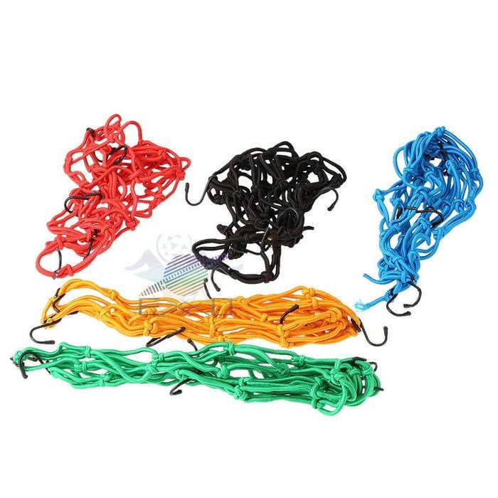 "New" Jaring Helm Tali Jaring Pengikat Helm Motor Pengait Barang Tas Dimotor